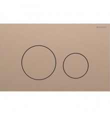 Geberit Sigma40 Клавиша для двойного смыва, круглая: Красное золото. 115.628.QB.1