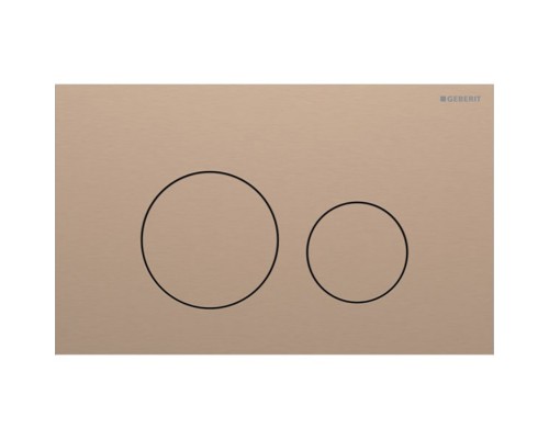 Geberit Sigma40 Клавиша для двойного смыва, круглая: Красное золото. 115.628.QB.1