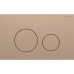 Geberit Sigma40 Клавиша для двойного смыва, круглая: Красное золото. 115.628.QB.1