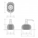 Decor Walther Kristall SSP Дозатор для мыла, настольный, цвет: хрусталь/хром. 0924256