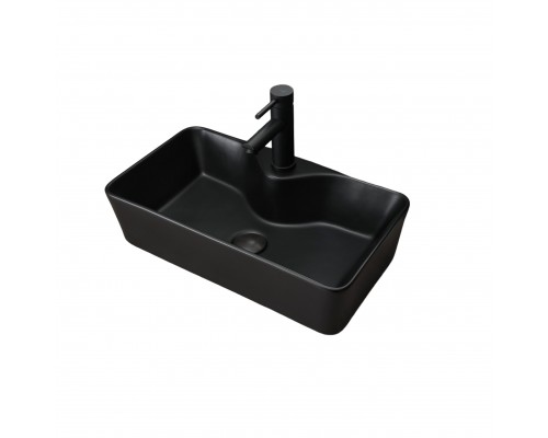 Накладная раковина GID Geometrico Bm9092 матовая черная