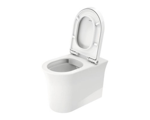 Duravit White Tulip Унитаз напольный 37х58х42 см, безободковый, слив в стену, цвет: белый. 2001090000
