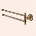 TW Harmony 013, полотенцедержатель двойной 58см, подвесной, цвет: бронза. TWHA013br