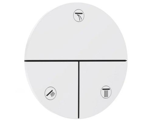 Hansgrohe ShowerSelect Comfort S Переключатель потоков для душа, на 3 источника, цвет: белый матовый. 15558700