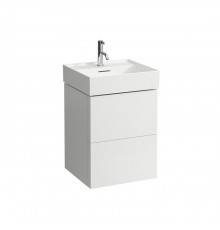 Laufen Kartell Тумба с раковиной 50x46см, с 1 отв., 2 ящика, цвет: белый матовый. 8.1033.2.000.104.1,  4.0750.9.033.640.1