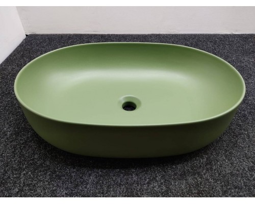 Kerasan Nolita Раковина 60х40 см, без отв., накладная, цвет: Verde. 534311 Kerasan Nolita Раковина 60х40 см, без отв., накладная, цвет: Verde. 534311