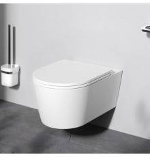 C8F1701MWSC Унитаз подвесной FlashClean с сиденьем микролифт, матовый