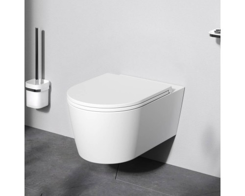 C8F1701MWSC Унитаз подвесной FlashClean с сиденьем микролифт, матовый C8F1701MWSC Унитаз подвесной FlashClean с сиденьем микролифт, матовый