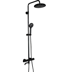 Душевая стойка Gappo G90 G2490-6 с термостатом, черная