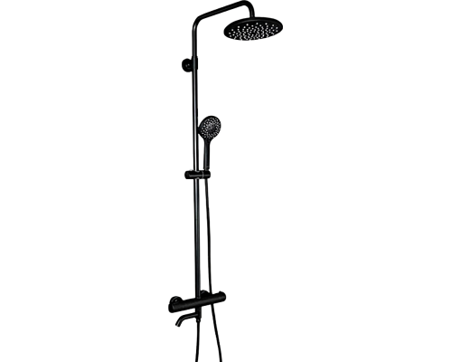 Душевая стойка Gappo G90 G2490-6 с термостатом, черная