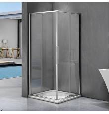 Душевой уголок Good Door Idea CR-100-C-CH 100x100, профиль хром