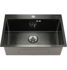 Мойка кухонная Melana D6545HB графит