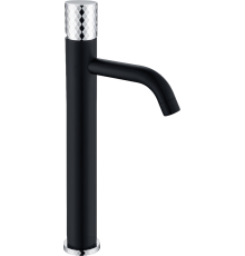 Смеситель для раковины Boheme Stick 122-BCR black diamond chrome