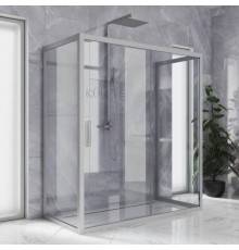 Душевой уголок Kubele DE019 R2U-CLN-MT 120х90 см, профиль матовый хром