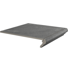 Ступени Kerama Marazzi Бореале матовые, ректифицированные, морозостойкие 30x30 серые темные