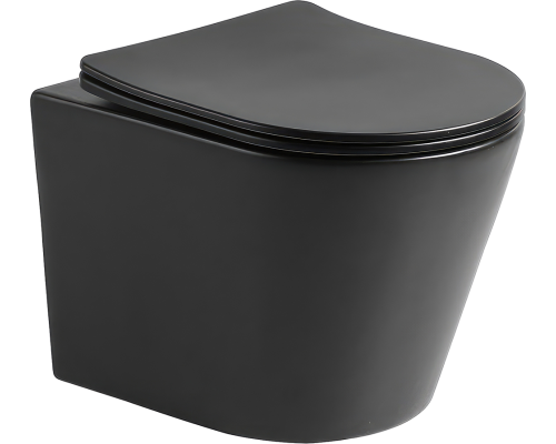 Унитаз подвесной Vincea Piatti VT1-11SMB матовый черный