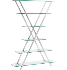 Стеллаж Stool Group Гейт серебро
