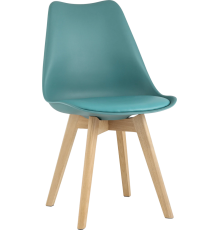 Стул Stool Group Frankfurt экокожа серо-зеленая