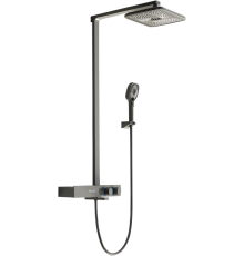 Душевая стойка Vincea Inspire VSFS-3I13TGM с термостатом, вороненая сталь