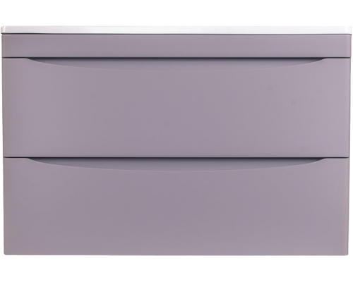 Тумба под раковину Style Line Бергамо Мини 90 Люкс Plus подвесная, антискрейтч серая