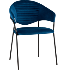 Стул Stool Group Алексис велюр синий