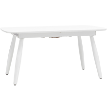 Обеденный стол Stool Group Чикаго 160x90 см, раскладной, белый