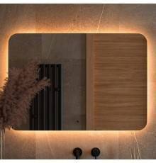 Зеркало Defesto Opti DF 2819RH 100х70 с LED-подсветкой, 3000К, инфракрасный выключатель