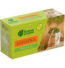 Запарка для бани Банные штучки 33670 хвоя сосны, 20 фильтр-пакетов