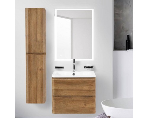 Мебель для ванной комнаты BelBagno Albano 60 подвесная, rovere rustico