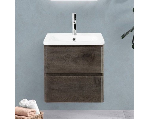 Тумба под раковину BelBagno Albano-Cer 50 подвесная, robere nature grigio