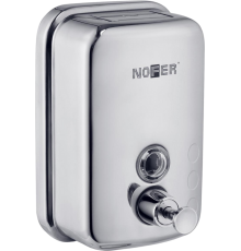 Диспенсер для мыла Nofer Inox 03001.06.B глянцевый + Салфетки Nofer OC-1-33 100 шт