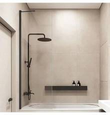 Шторка на ванну Veconi Palau PL-84B 70x150, черный
