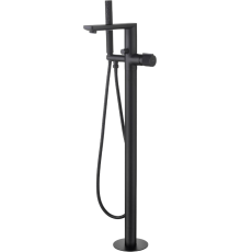 Напольный смеситель для ванны с душем Allen Brau Liberty 5.33012-31 С ВНУТРЕННЕЙ ЧАСТЬЮ, матовый черный