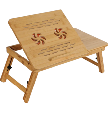 Складной стол DASWERK для ноутбука/завтрака 50x30 см, бамбук