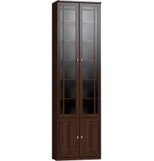 Шкаф-витрина Глазов Sherlock 70x240 см, орех шоколадный