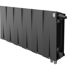 Радиатор биметаллический Royal Thermo Piano Forte 300 VDR80 12 секций, межосевое расстояние 8 см, noir sable