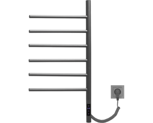 Полотенцесушитель электрический Vincea VTD-1S2CGE графит