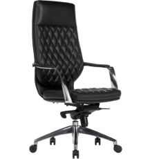 Компьютерное кресло Woodville Isida black, опора satin chrome