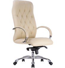 Компьютерное кресло Woodville Osiris beige, опора satin chrome