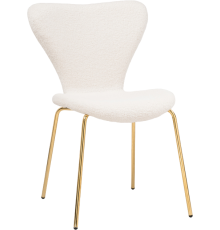 Стул Woodville Solo white, ножки gold