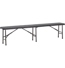 Садовая скамейка Stool Group Кейт 180 складная, коричневая