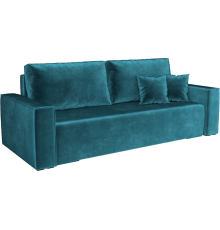 Диван Mebel-Ars Манхэттен бархат сине-зеленый star velvet 43 black green