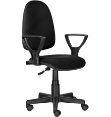 Компьютерное кресло BRABIX Prestige Ergo MG-311 регулируемая эргономичная спинка, ткань, черное