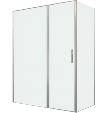 Душевой уголок Allen Brau Priority 160x90, профиль серебро браш, стекло прозрачное