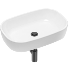 Раковина Lavinia Boho Bathroom Sink 21520007 с сифоном и донным клапаном, черный матовый