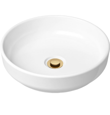 Раковина Lavinia Boho Bathroom Sink Slim 21520822 с донным клапаном, золото