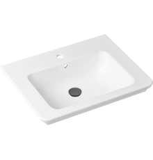 Раковина Lavinia Boho Bathroom Sink Slim 21520861 с донным клапаном, черный матовый