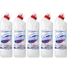 Набор Domestos универсальное моющее средство, ультра белый 500 мл, 5 шт