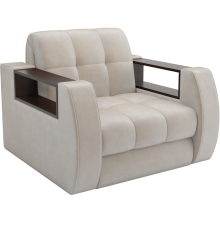 Кресло-кровать Mebel-Ars Барон №3 бархат бежевый star velvet 6 light beige
