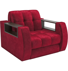 Кресло-кровать Mebel-Ars Барон №3 бархат красный star velvet 3 dark red